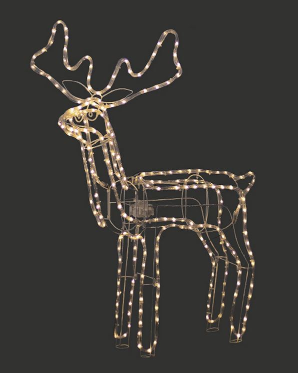 rope light reindeer warm white